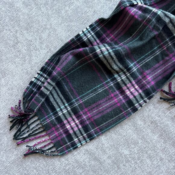 Coach Plaid Scarf - Picture 4 of 4